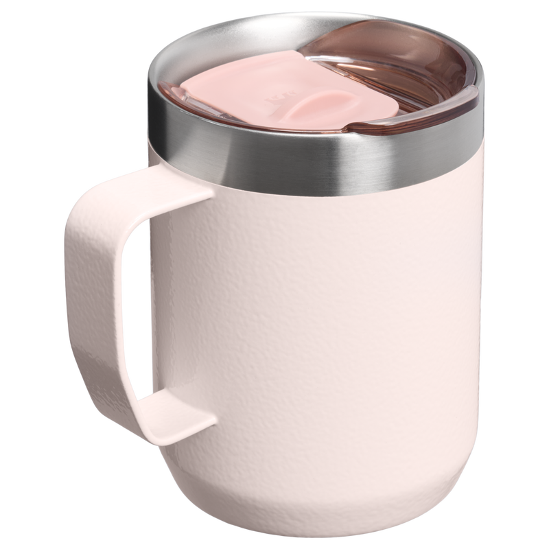 Stanley 1913 Everyday Camp Mug 0.23L in Hammertone Rose Quartz | Back View