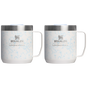 Swatch for Stanley 1913 Stanley 1913 x LoveShackFancy Camp Mug Set 0.35L in Coquette Bow - Winter Ice