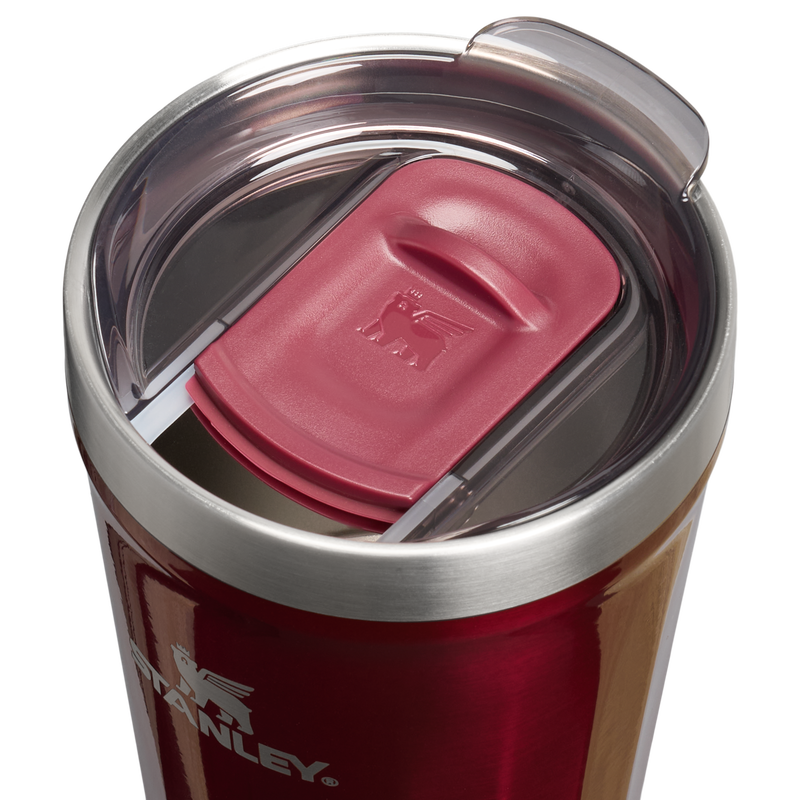 Stanley 1913 Everyday Textured Tumbler 0.47L in Garnet Shine | Lid Detailed View