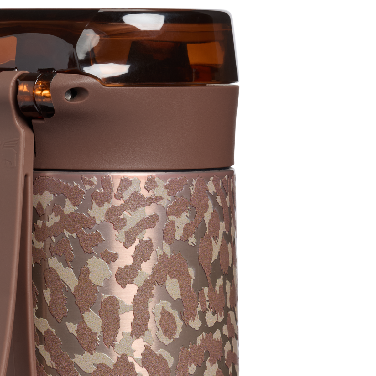 Stanley 1913 Flowstate™ Spring Bottle 0.59L in Pale Gold Leopard | Detailed View