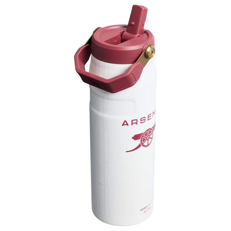 Stanley 1913 Stanley 1913 x Arsenal IceFlow™ Bottle Flip Straw 2.0 0.71L in Arsenal Homage | Back View