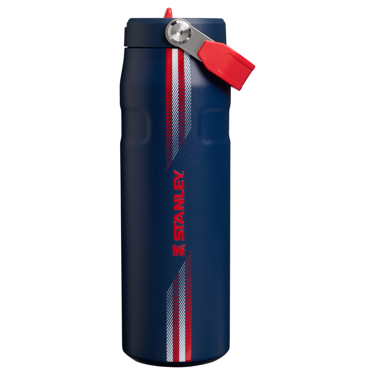 Stanley 1913 IceFlow™ Bottle Flip Straw 2.0 0.71L in Team Navy Red