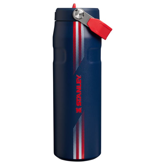 Stanley 1913 IceFlow™ Bottle Flip Straw 2.0 0.71L in Team Navy Red