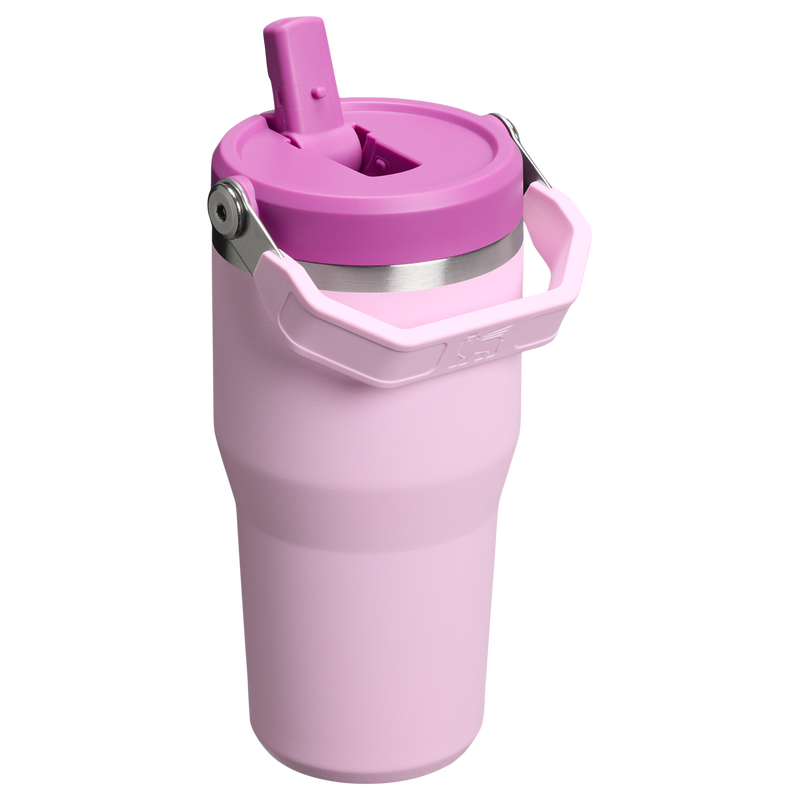 Stanley 1913 IceFlow™ Flip Straw 2.0 Tumbler 0.59L in Cherry Blossom | Back View