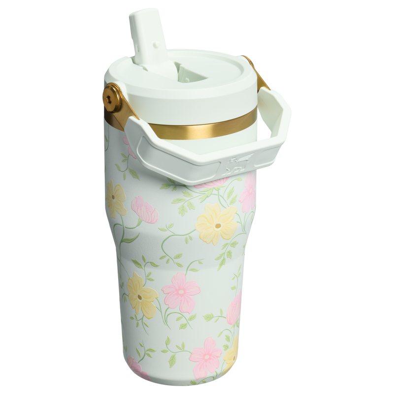 Stanley 1913 IceFlow™ Flip Straw 2.0 Tumbler 0.59L in Spring Blossoms | Back View