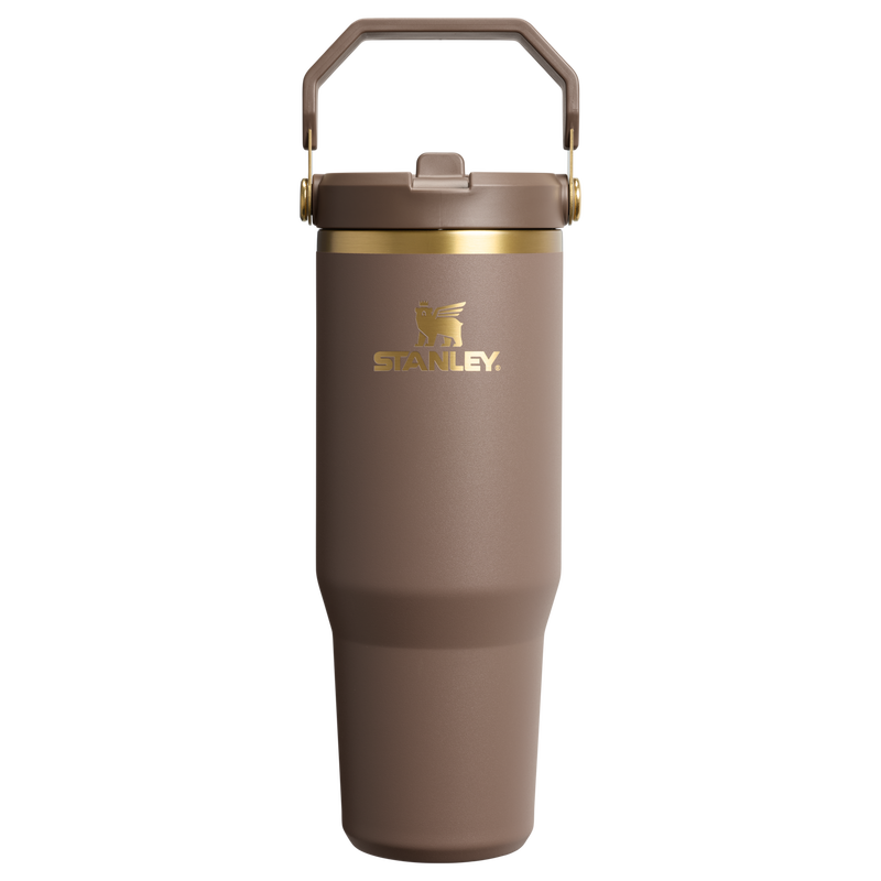 Stanley 1913 IceFlow™ Flip Straw 2.0 Tumbler 0.89L in Espresso Gold | Front View