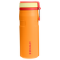 Swatch for Stanley 1913 IceFlow™ Bottle Twist Flip 0.47L in Goldenrod Coral | Front View