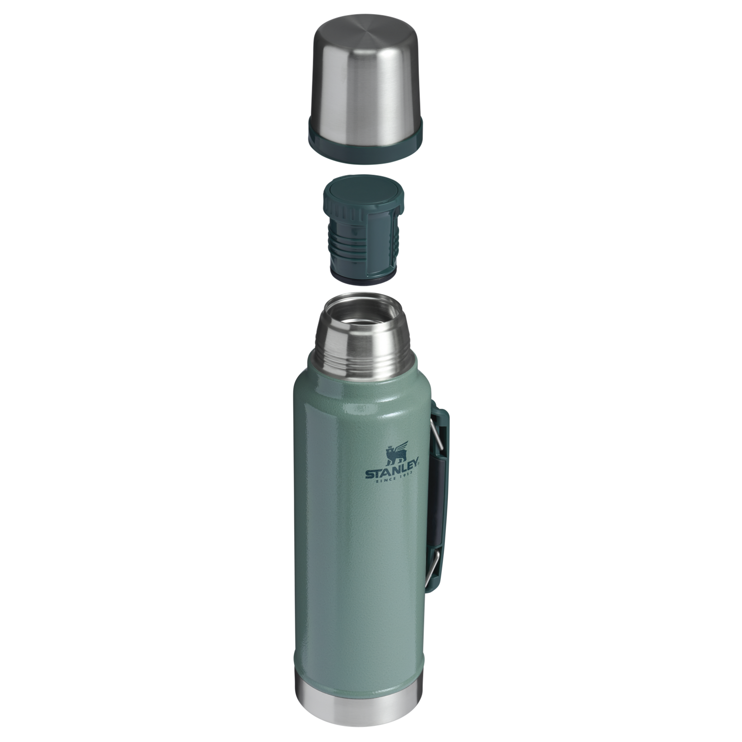 Stanley 1913 Classic Legendary Bottle in Hammertone Green | View 2