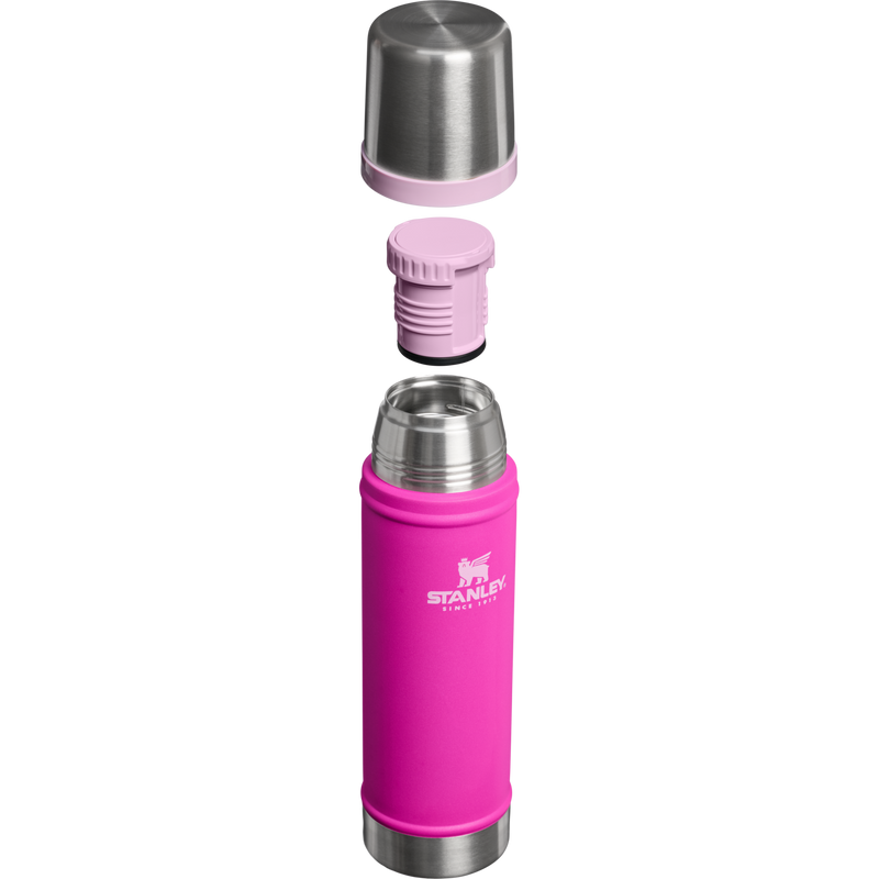 Stanley 1913 Classic Legendary Bottle 0.59L in Violet Blossom | Cross Section View