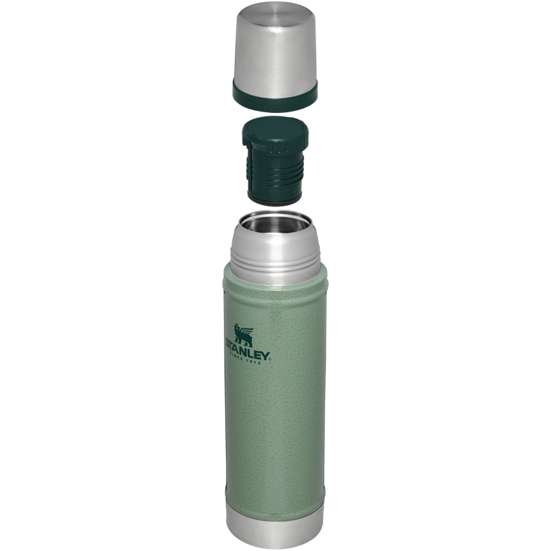 Stanley 1913 Classic Legendary Bottle 0.59L - Stanley Create in Hammertone Green | Cross Section View