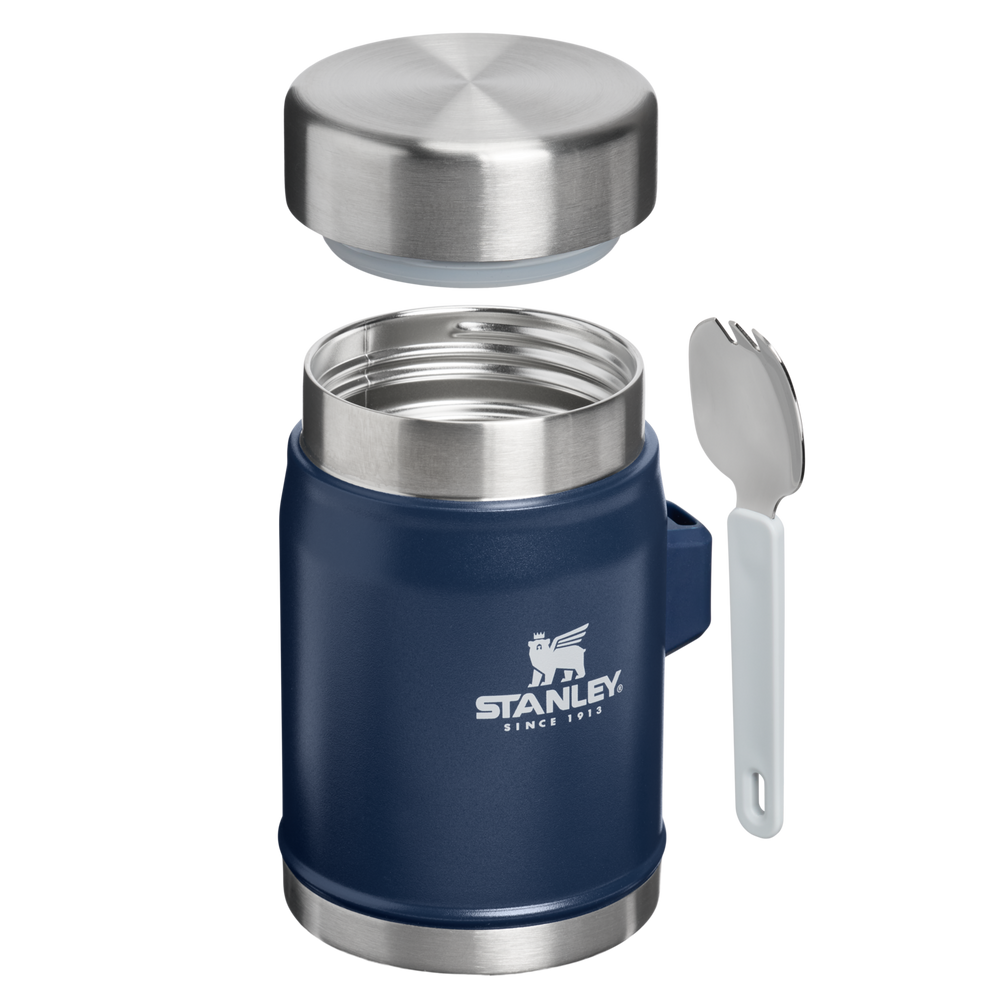 Stanley 1913 Legendary Food Jar + Spork 0.4L in Dark Navy