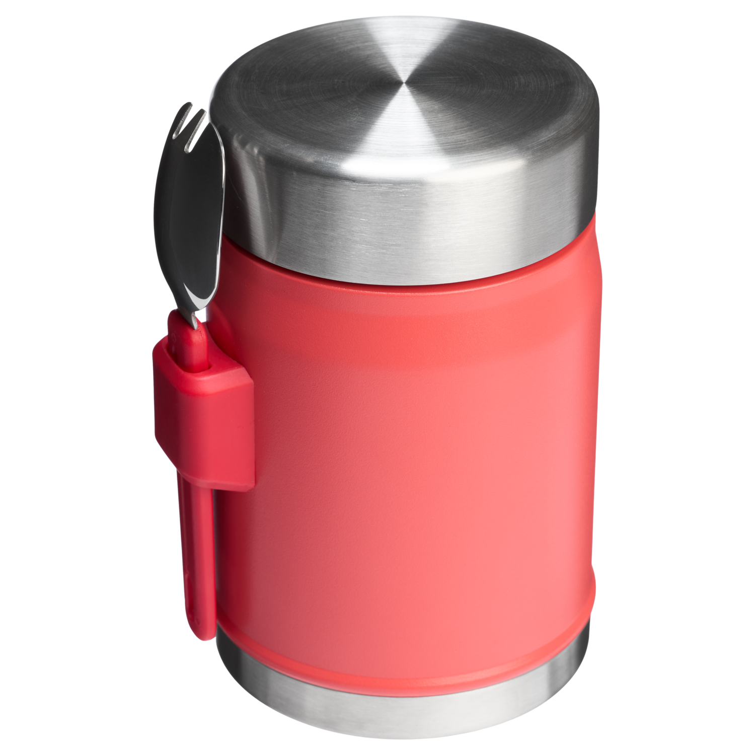Stanley 1913 Legendary Food Jar + Spork 0.4L in Hot Coral | View 1