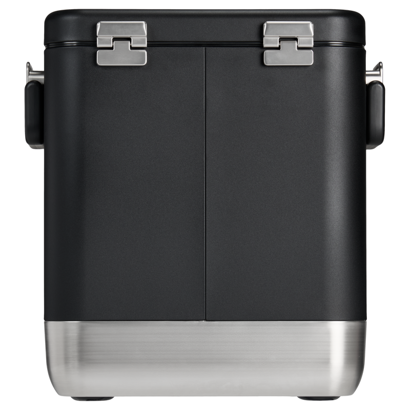 Stanley 1913 Lifted Spirits™ Steel Cooler 24.6L in Black | Back View