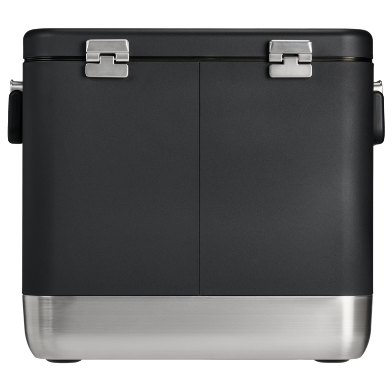Stanley 1913 Lifted Spirits™ Steel Cooler 52L in Black | Back View