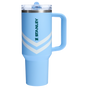 Swatch for Stanley 1913 Quencher® ProTour Flip Straw Tumbler in Cornflower Chevron Gloss