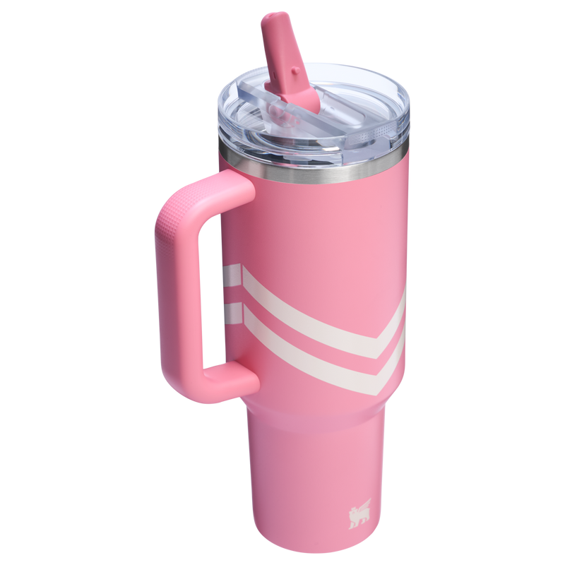 Stanley 1913 Quencher® ProTour Flip Straw Tumbler 1.18L in Plumeria Chevron | Back View