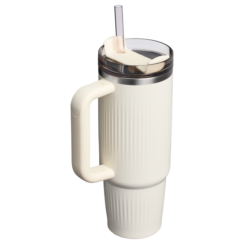 Stanley 1913 Quencher® H2.0 Fluted Tumbler in Cream Gloss