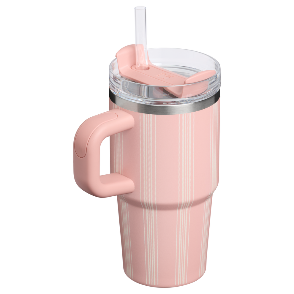 Stanley 1913 Quencher® H2.0 FlowState™ Tumbler 0.59L in Peach Rose Picnic Stripe
