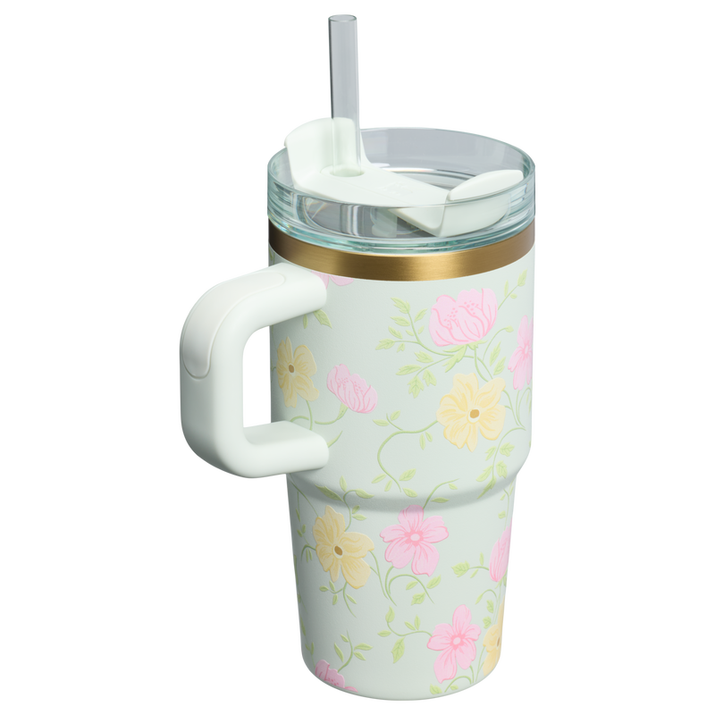 Stanley 1913 Quencher® H2.0 FlowState™ Tumbler 0.59L in Spring Blossoms | Back View