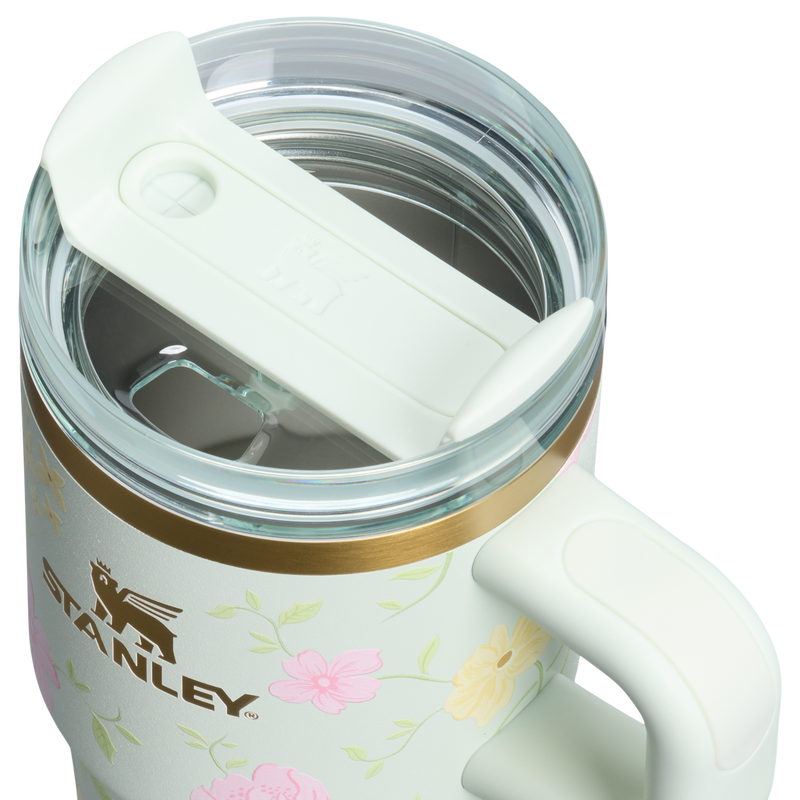 Stanley 1913 Quencher® H2.0 FlowState™ Tumbler 0.59L in Spring Blossoms | Lid Detailed View