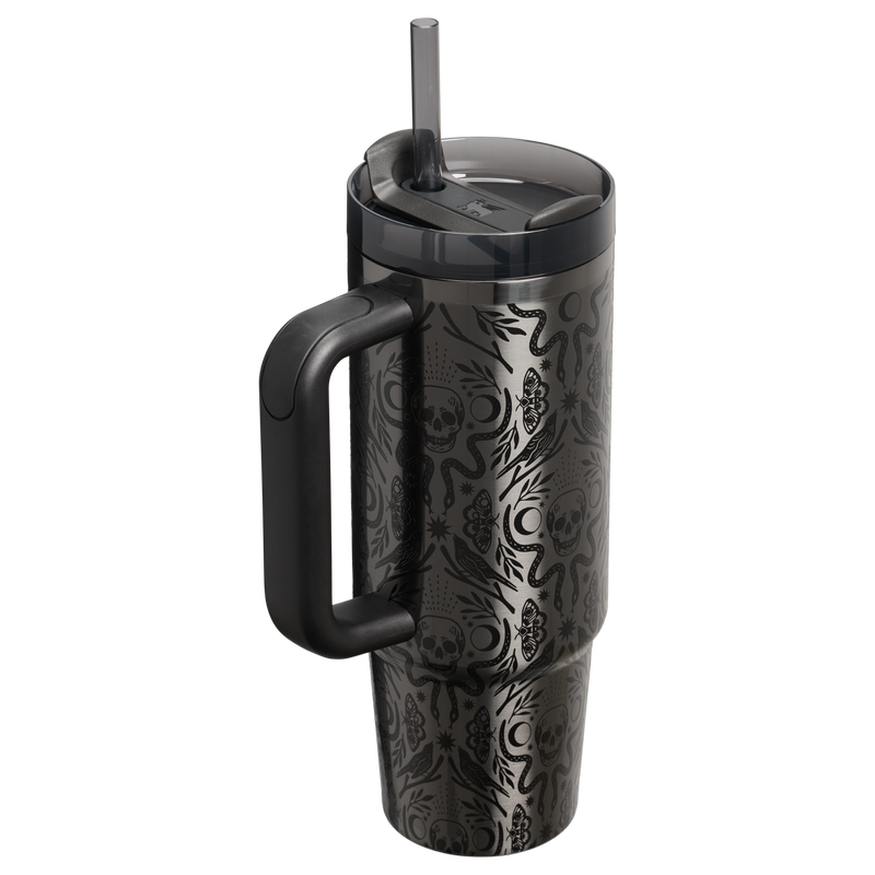 Stanley 1913 Quencher® H2.0 FlowState™ Tumbler 0.89L in Deadly Damask | Back View