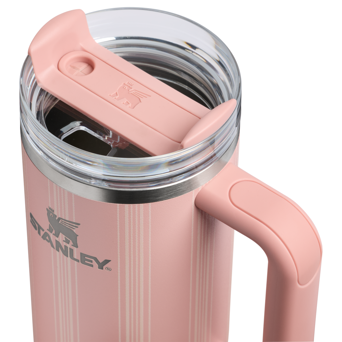 Stanley 1913 Quencher® H2.0 FlowState™ Tumbler 0.89L in Peach Rose Picnic Stripe