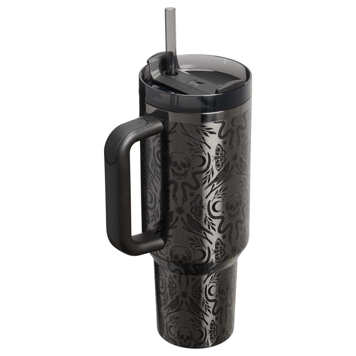 Stanley 1913 Quencher® H2.0 FlowState™ Tumbler 1.18L in Deadly Damask | Back View
