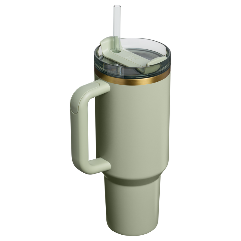 Stanley 1913 Quencher® H2.0 FlowState™ Tumbler 1.18L in Juniper | Back View