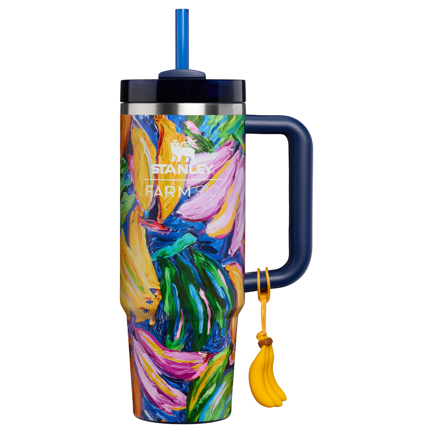 Stanley 1913 Stanley 1913 x FARM Rio Quencher® H2.0 FlowState™ Tumbler 0.89L in Farm Rio Painted Bananas | View 1