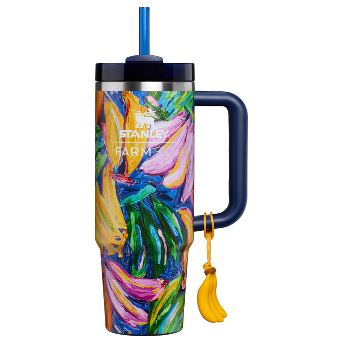 Stanley 1913 Stanley 1913 x FARM Rio Quencher® H2.0 FlowState™ Tumbler 0.89L in Farm Rio Painted Bananas