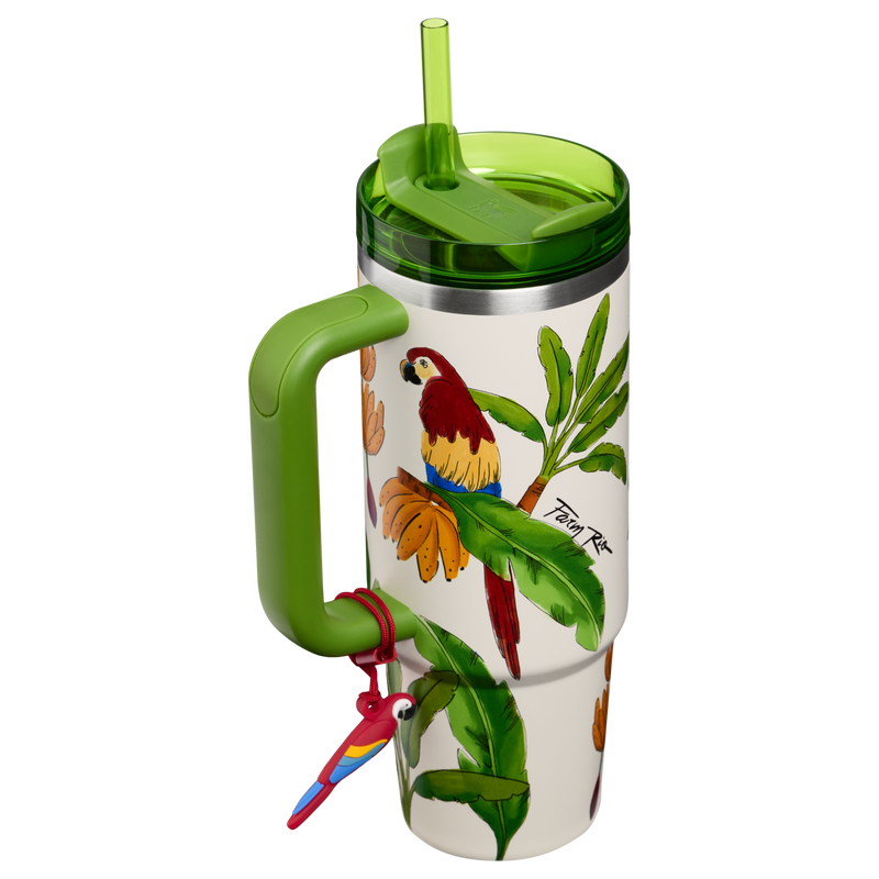 Stanley 1913 Stanley 1913 x FARM Rio Quencher® H2.0 FlowState™ Tumbler 0.89L in Farm Rio Tropical Destiny | Back View
