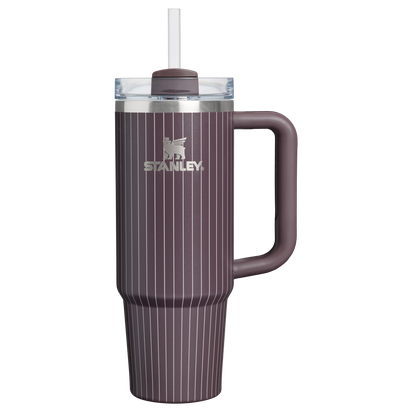 Stanley 1913 Quencher® H2.0 FlowState™ Tumbler 0.89L in Fig Pinstripe | Front View