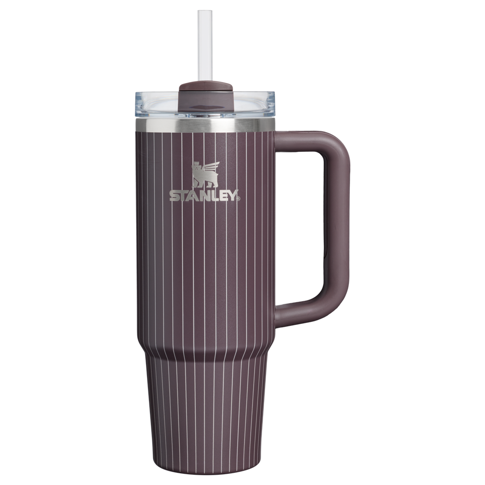 Stanley 1913 Quencher® H2.0 FlowState™ Tumbler 0.89L in Fig Pinstripe | Front View