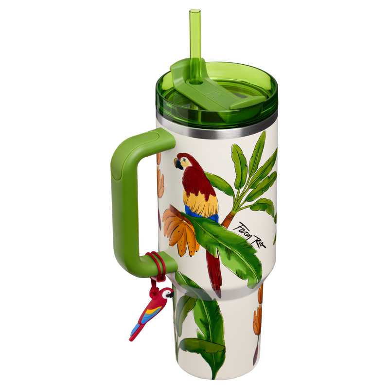 Stanley 1913 Stanley 1913 x FARM Rio Quencher® H2.0 FlowState™ Tumbler 1.18L in Farm Rio Tropical Destiny | Back View