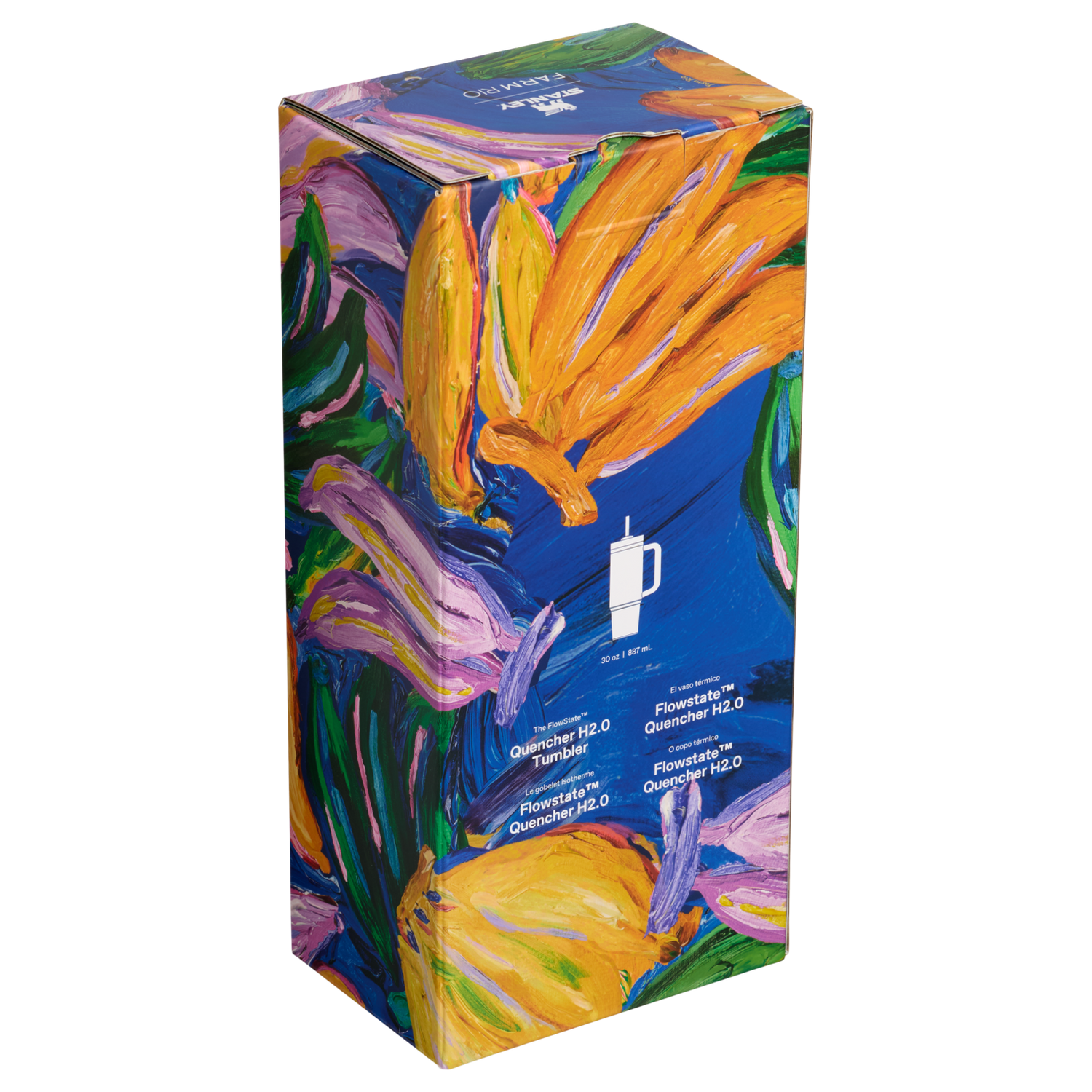 Stanley 1913 Stanley 1913 x FARM Rio Quencher® H2.0 FlowState™ Tumbler 0.89L in Farm Rio Painted Bananas | View 6