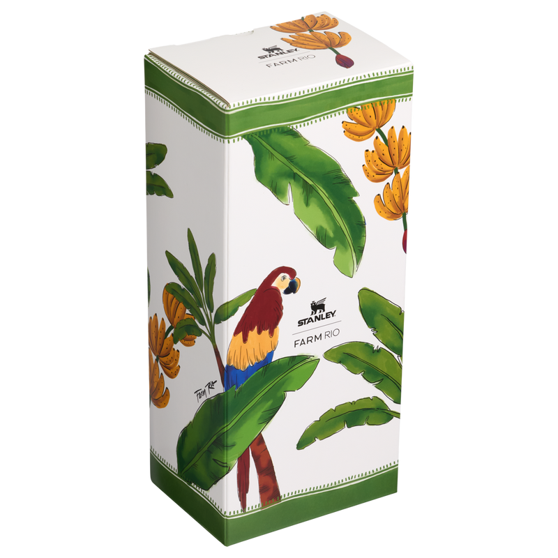Stanley 1913 Stanley 1913 x FARM Rio Quencher® H2.0 FlowState™ Tumbler 1.18L in Farm Rio Tropical Destiny | Front View