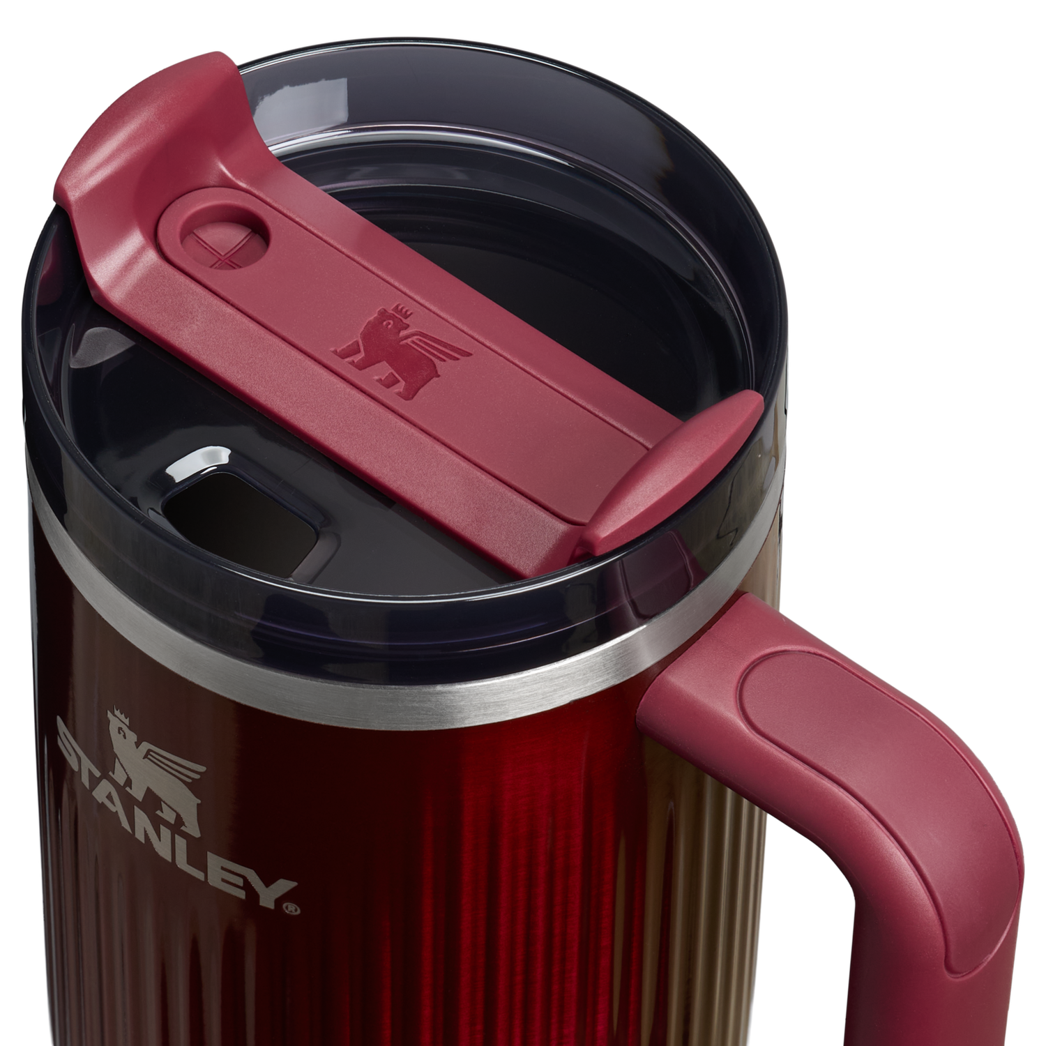 Stanley 1913 Quencher® H2.0 Fluted Tumbler 1.18L in Garnet Shine | View 2
