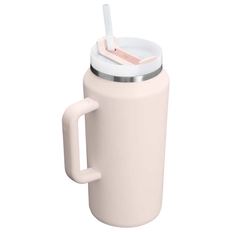 Stanley 1913 Quencher® H2.0 FlowState™ Tumbler 1.9L in Rose Quartz | Back View