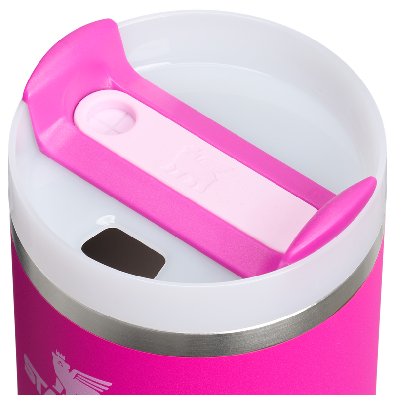 Stanley 1913 Quencher® H2.O Flowstate™ Tumbler 0.59L in Violet Blossom | Lid Detailed View