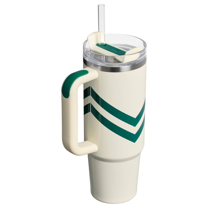 Stanley 1913 Quencher® H2.0 FlowState™ Tumbler 0.89L in Courtside Cream | Back View