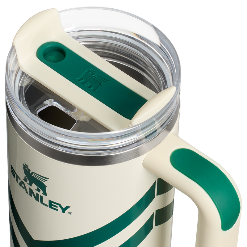 Stanley 1913 Quencher® H2.0 FlowState™ Tumbler 0.89L in Courtside Cream | Lid Detailed View