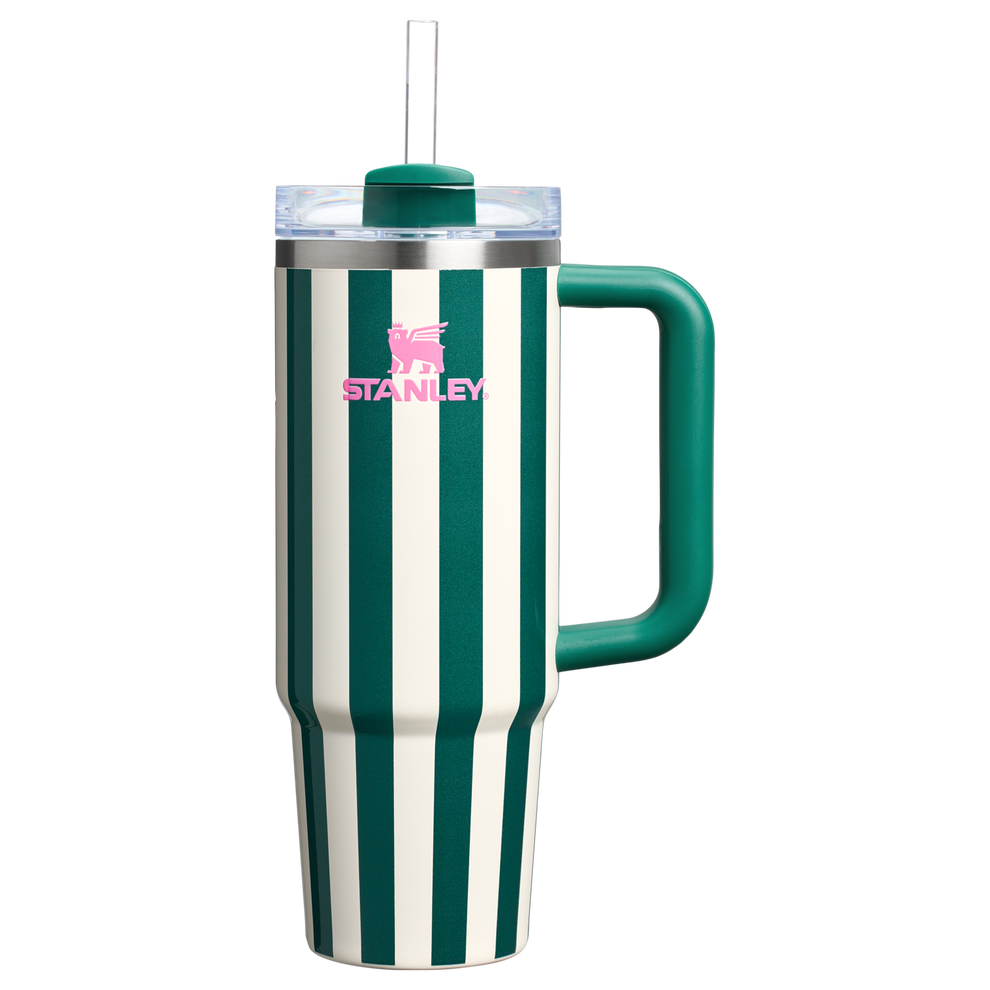 Stanley 1913 Quencher® H2.0 FlowState™ Tumbler 0.89L in Emerald Cabana Gloss