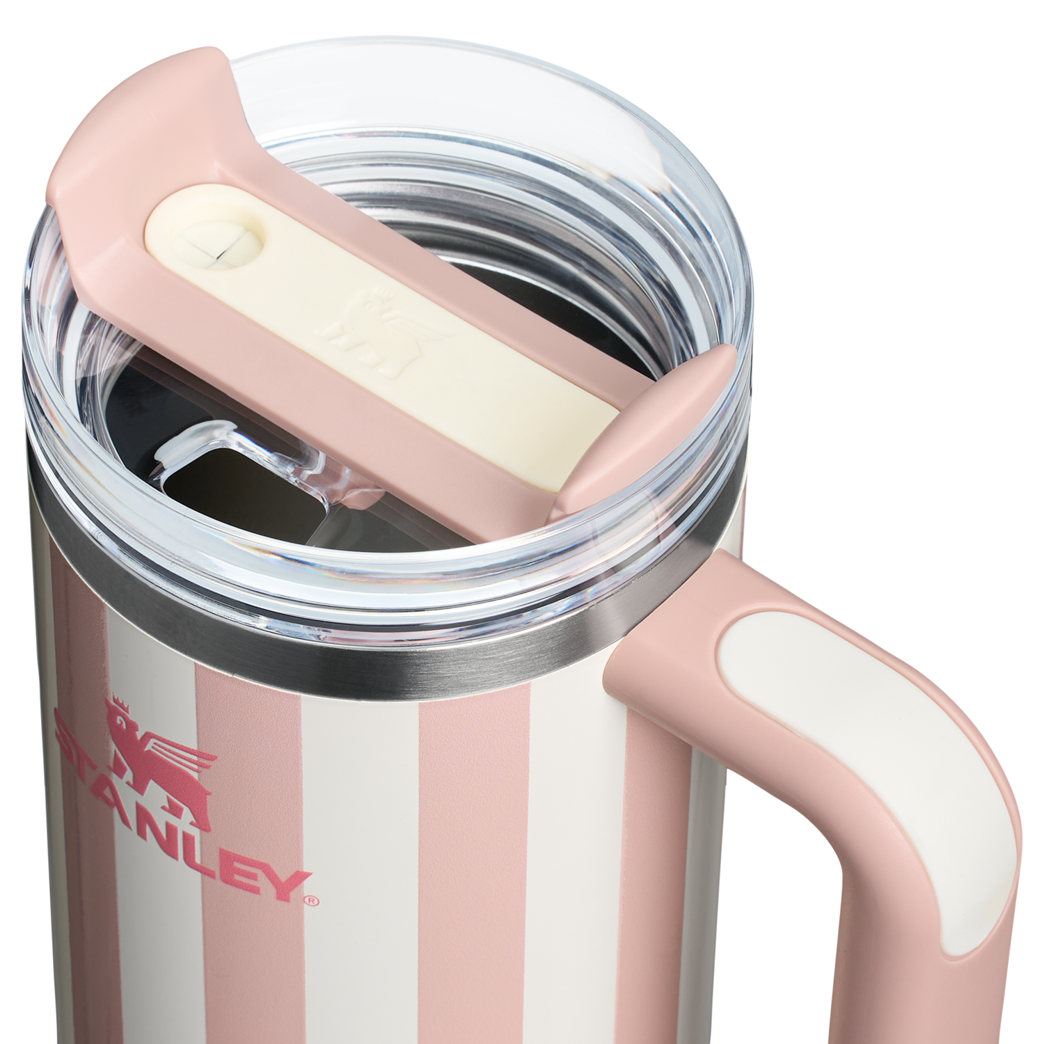 Stanley 1913 Quencher® H2.0 FlowState™ Tumbler 0.89L in Peach Whip Cabana Gloss | View 2