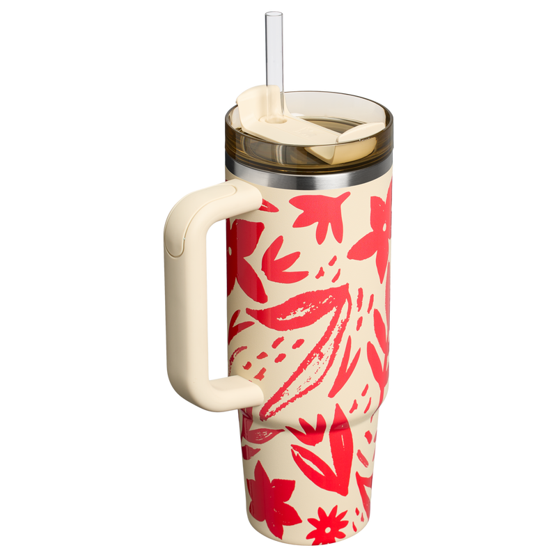 Stanley 1913 Quencher® H2.0 FlowState™ Tumbler 0.89L in Resort Floral | Back View