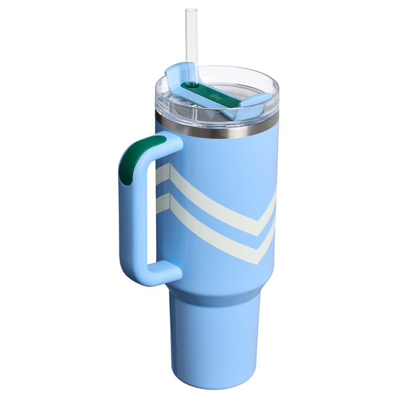 Stanley 1913 Quencher® H2.0 FlowState™ Tumbler 1.18L in Cornflower Chevron Gloss | Back View