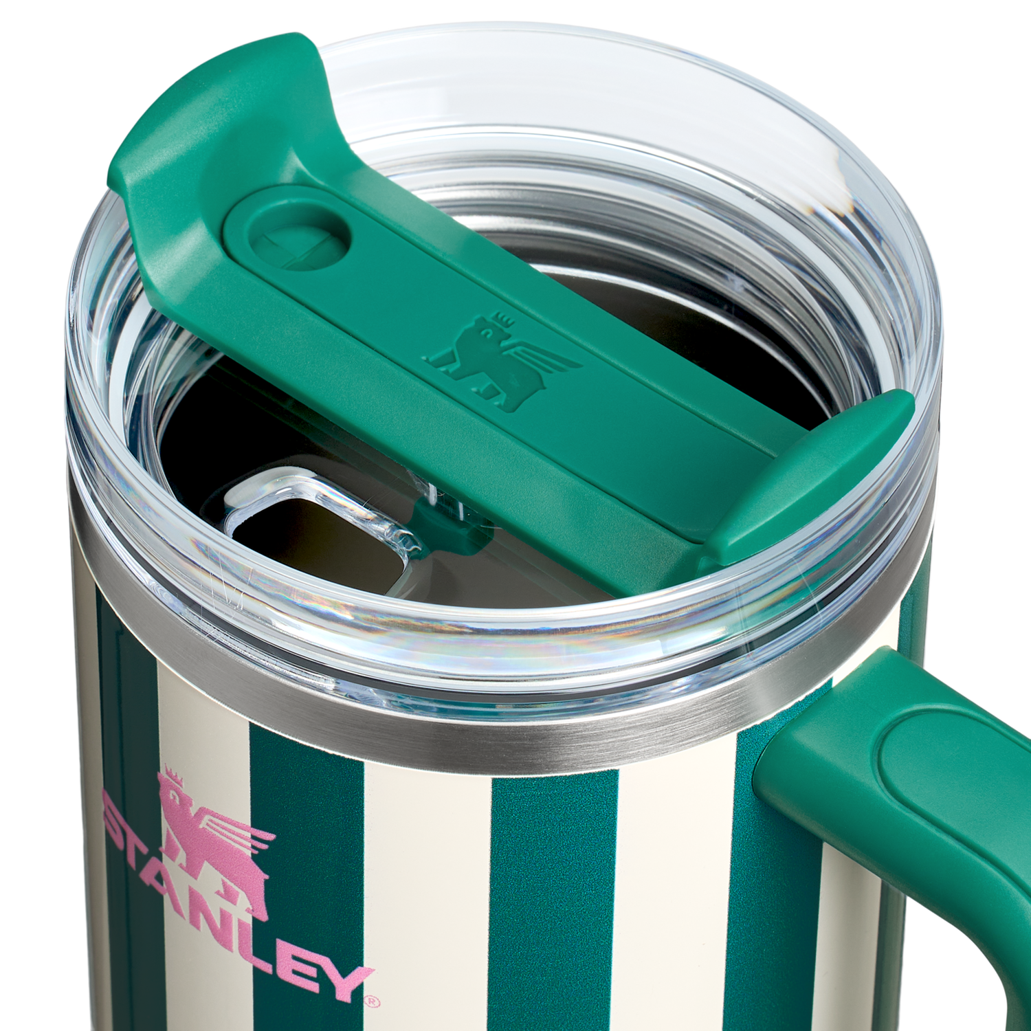 Stanley 1913 Quencher® H2.0 FlowState™ Tumbler 1.18L in Emerald Cabana Gloss | View 2