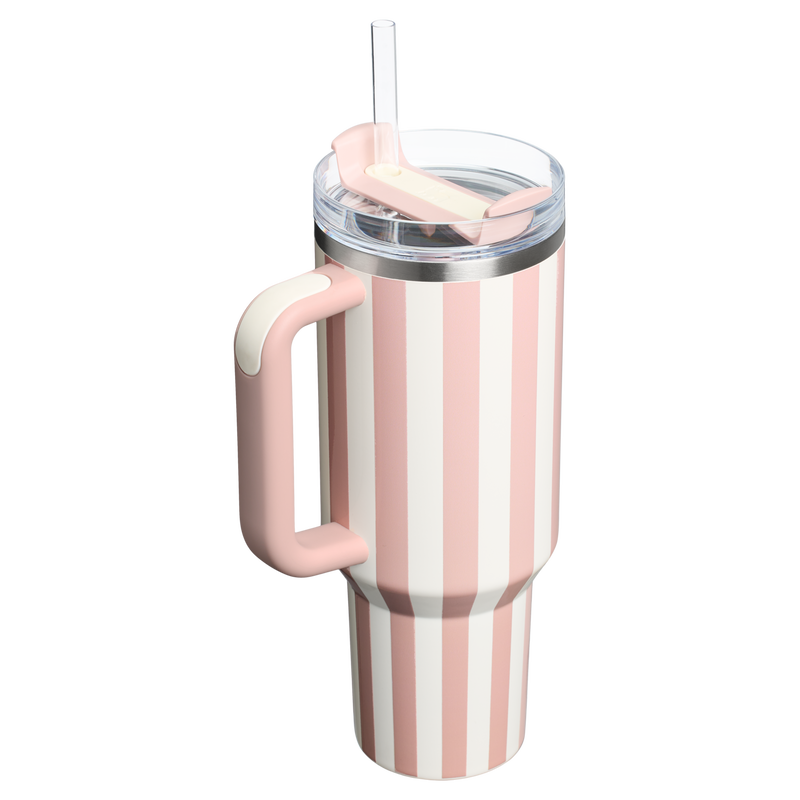 Stanley 1913 Quencher® H2.0 FlowState™ Tumbler 1.18L in Peach Whip Cabana Gloss | Back View
