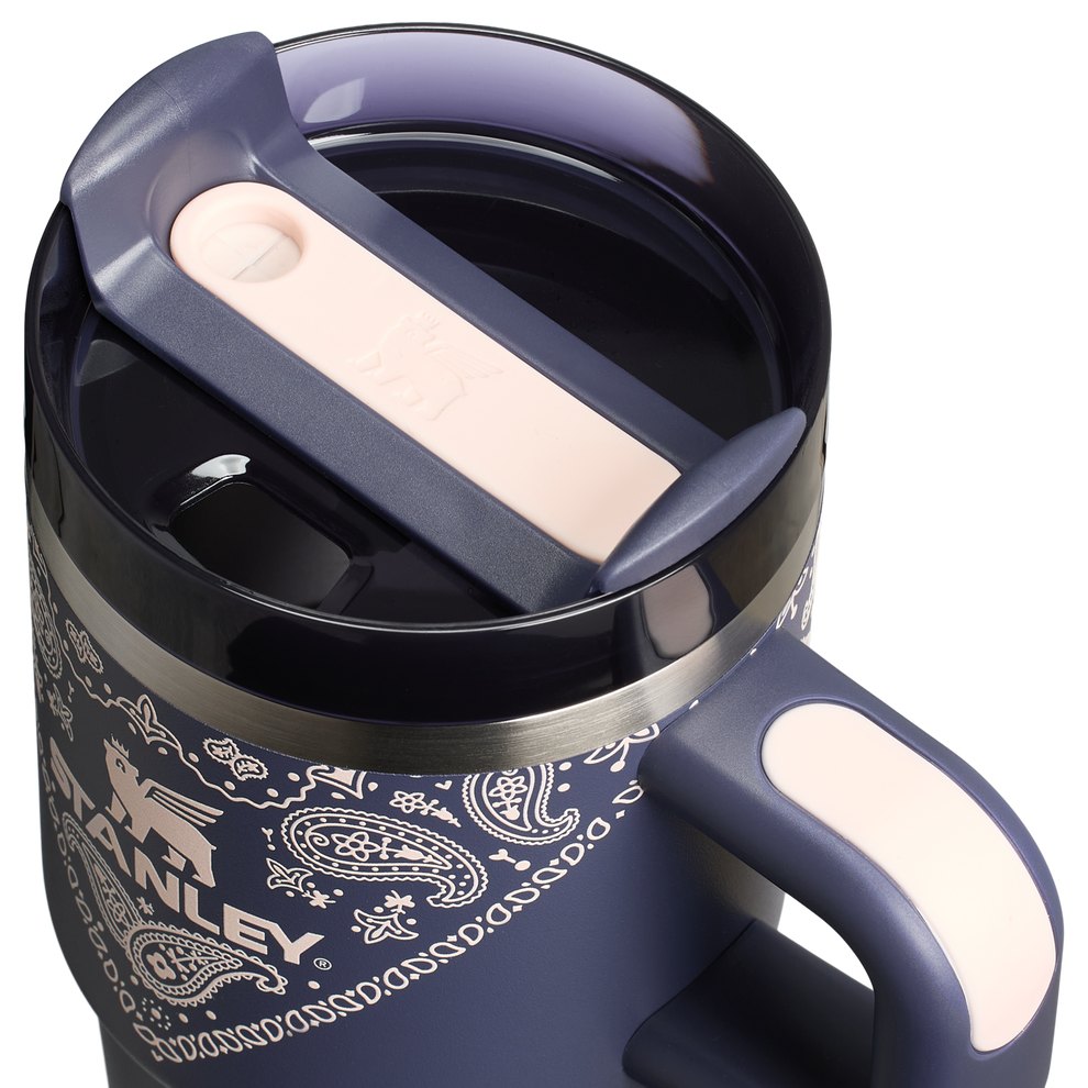Stanley 1913 Quencher® H2.0 FlowState™ Tumbler 0.59L in Blue Corn Paisley