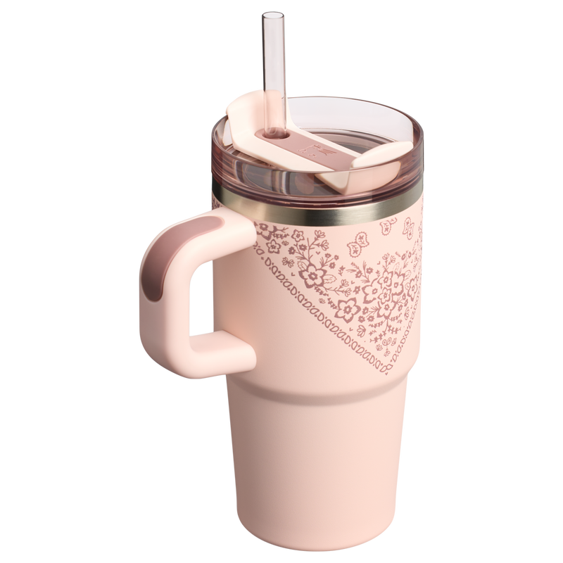 Stanley 1913 Quencher® H2.0 FlowState™ Tumbler 0.59L in Conch Floral | Back View