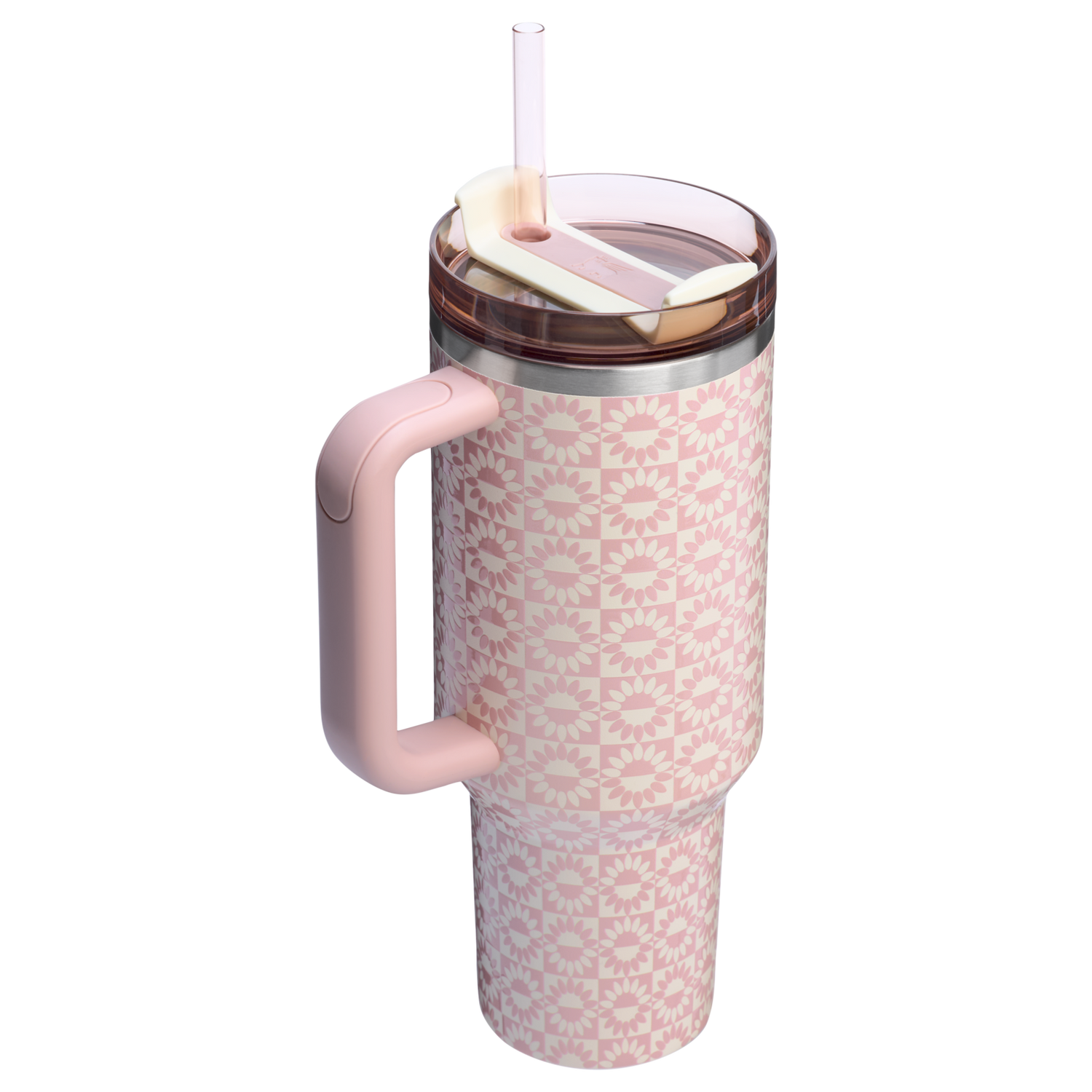 Stanley 1913 Quencher® H2.0 Flowstate™ Tumbler in Peach Whip Sunflower | View 2